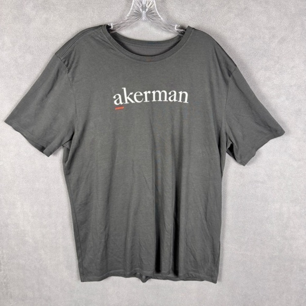 Akerman Nike Mens Dri-Fit‎ T-Shirt Gray XL Wealth
